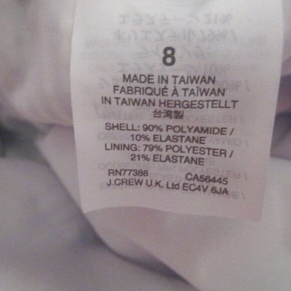 J Crew Seersucker One Piece Swimsuit Size 8 Embroidered Cherry Pineapples EUC - Picture 9 of 9